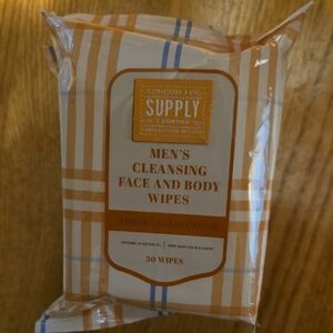 London Fog Men's Cleansing Wipes - Amber Sandalwood 3 Pack